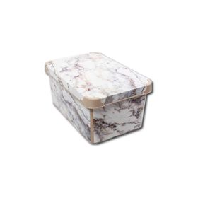 Qutu 10 lt Style Box Marble Kutu