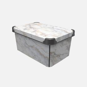 Qutu 10 lt Style Box Marble Kutu