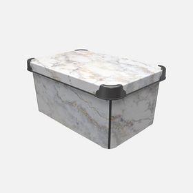 Qutu 10 lt Style Box Marble Kutu