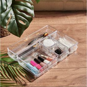 Qutu 30x23x5 cm Şeffaf Çekmece İçi Düzenleyici