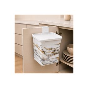 Qutu 5 lt Trash Bin Marble Mutfak Çöp Kovası