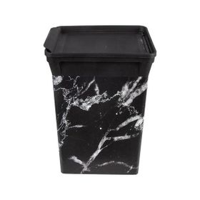 Qutu 5 lt Trash Bin Marble Mutfak Çöp Kovası