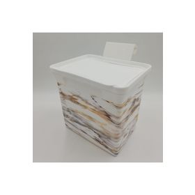 Qutu 5 lt Trash Bin Marble Mutfak Çöp Kovası