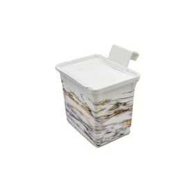 Qutu 5 lt Trash Bin Marble Mutfak Çöp Kovası