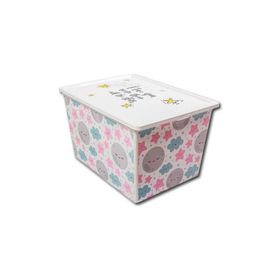 Qutu 50 lt Trend Box Cute Sky Oyuncak Kutusu