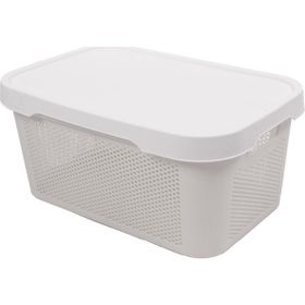Qutu Beyaz 20 lt Çöp Kovası