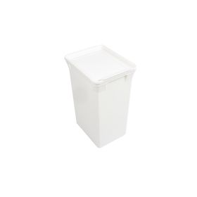 Qutu Beyaz 20 lt Çöp Kovası