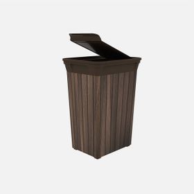 Qutu Q-Trash Wood 20 lt Çöp Kutusu