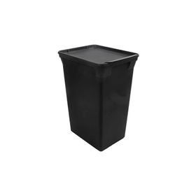 Qutu Siyah 40 lt Çöp Kovası