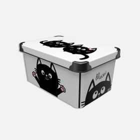 Qutu Style Meow Cat 10 lt Saklama Kutusu