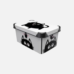 Qutu Style Meow Cat 5 lt Saklama Kutusu