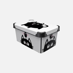 Qutu Style Meow Cat 5 lt Saklama Kutusu