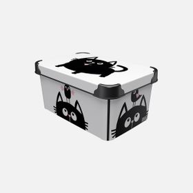 Qutu Style Meow Cat 5 lt Saklama Kutusu