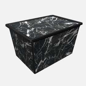 Qutu Trend Black Marble 50 lt Box
