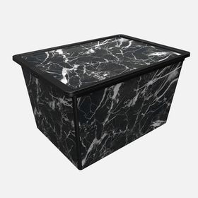 Qutu Trend Black Marble 50 lt Box
