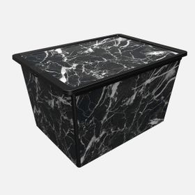 Qutu Trend Black Marble 50 lt Box