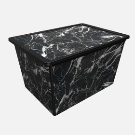 Qutu Trend Black Marble 50 lt Box