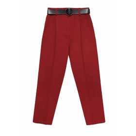 Quzu 21K70755 Siyah Beli Kemerli Kadın Pantolon