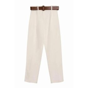 Quzu 21K70755 Siyah Beli Kemerli Kadın Pantolon