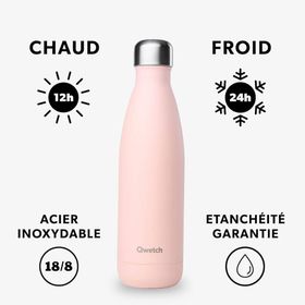 Qwetch QD3103 Pastel Pembe Isı Yalıtımlı 500 ml Termos