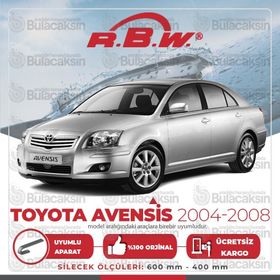 R.B.W 2004-2008 Toyota Avensis Muz Silecek Takımı