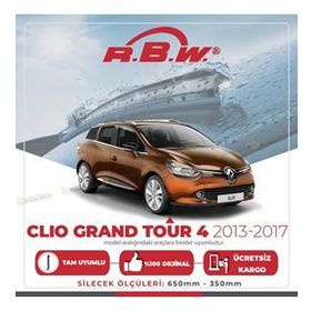 R.B.W 2013-2017 Renault Clio Grandtour 4 Muz Silecek Takımı