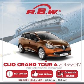 R.B.W 2013-2017 Renault Clio Grandtour 4 Muz Silecek Takımı