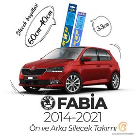 R.B.W 2014-2021 Skoda Fabia Ön ve Arka Silecek Seti