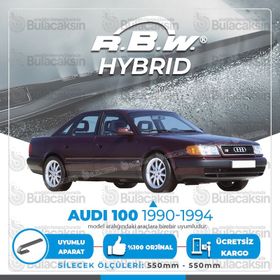 R.B.W Audi 100 Sedan Ön 1990-1994 Hibrit Silecek Takımı