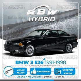 R.B.W Bmw 3 E36 Ön 1991-1998 Hibrit Silecek Takımı