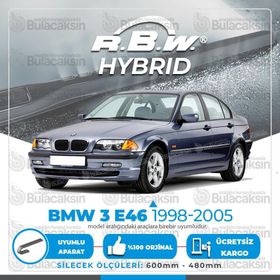 R.B.W Bmw 3 E46 Ön 1998-2005 Hibrit Silecek Takımı