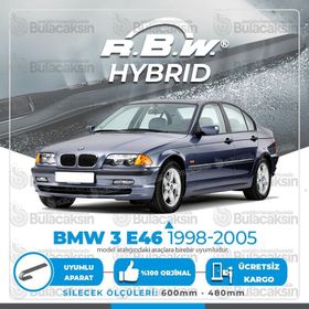 R.B.W Bmw 3 E46 Ön 1998-2005 Hibrit Silecek Takımı
