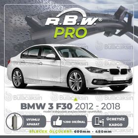R.B.W Bmw 3 F30 Muz 2012-2018 Pro Silecek Takımı