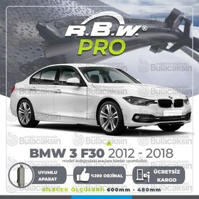 R.B.W Bmw 3 F30 Muz 2012-2018 Pro Silecek Takımı