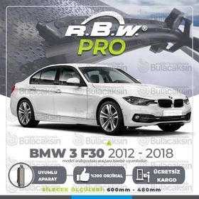 R.B.W Bmw 3 F30 Muz 2012-2018 Pro Silecek Takımı