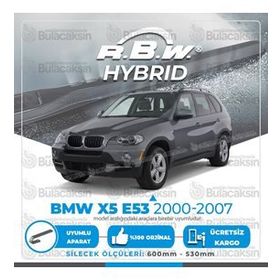 R.B.W Bmw X3 E53 Ön 2000-2007 Hibrit Silecek Takımı