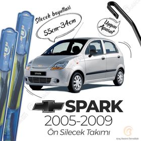 R.B.W Chevrolet Spark Ön 2005-2009 Hibrit Silecek Takımı