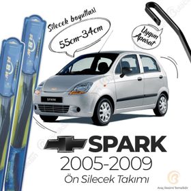 R.B.W Chevrolet Spark Ön 2005-2009 Hibrit Silecek Takımı