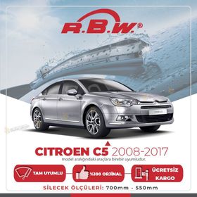 R.B.W Citroen C5 3 Kasa Sedan 2008 ve Sonrası Ön Silecek Takımı