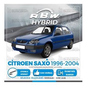 R.B.W Citroen Saxo Ön 1996-2004 Hibrit Silecek Takımı