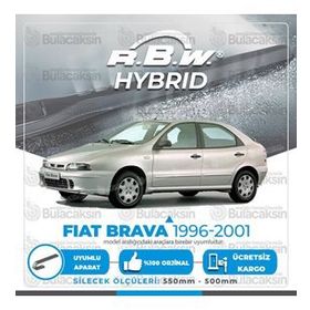 R.B.W Fiat Brava Ön 1996-2001 Hibrit Silecek Takımı
