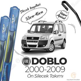 R.B.W Fiat Doblo Ön 2000-2009 Hibrit Silecek Takımı