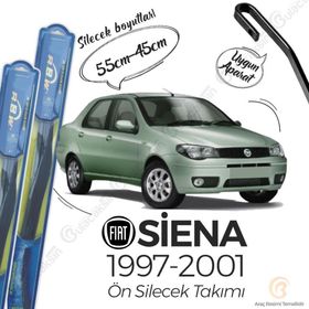 R.B.W Fiat Siena Ön 1998-2002 Hibrit Silecek Takımı