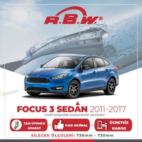 R.B.W Ford Focus 3 Kasa Sedan 2011 ve Sonrası Ön Silecek Takımı