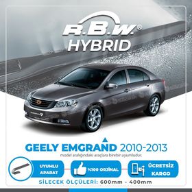 R.B.W Geely Emgrand Ön 2010-2013 Hibrit Silecek Takımı