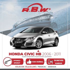 R.B.W Honda Civic Hb Muz 2006-2011 Silecek Takımı