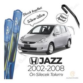 R.B.W Honda Jazz Ön 2002-2008 Hibrit Silecek Takımı