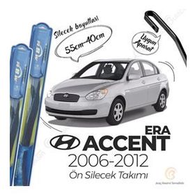R.B.W Hyundai Accent Era Ön 2006-2012 Hibrit Silecek Takımı