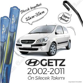 R.B.W Hyundai Getz Ön 2002-2011 Hibrit Silecek Takımı
