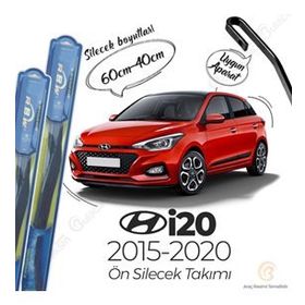 R.B.W Hyundai I20 Ön 2015-2020 Hibrit Silecek Takımı
